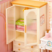 Laden Sie das Bild in den Galerie-Viewer, Miniaturhaus - Niedliches rosa Schlafzimmer