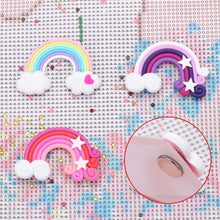 Laden Sie das Bild in den Galerie-Viewer, Haltemagnet Diamond Painting / Regenbogen 4 Farben