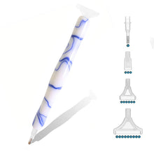 Laden Sie das Bild in den Galerie-Viewer, Premium-Stift Ergonomisch Diamond Painting Wellen Blau 5 Varianten
