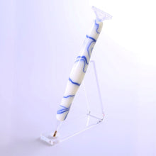 Laden Sie das Bild in den Galerie-Viewer, Premium-Stift Ergonomisch Diamond Painting Wellen Blau 5 Varianten