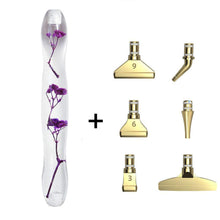 Laden Sie das Bild in den Galerie-Viewer, Premium-Stift Ergonomisch Diamond Painting Blumen Violett 5 Varianten