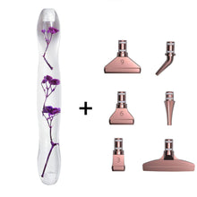 Laden Sie das Bild in den Galerie-Viewer, Premium-Stift Ergonomisch Diamond Painting Blumen Violett 5 Varianten