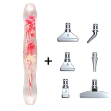 Laden Sie das Bild in den Galerie-Viewer, Premium-Stift Ergonomisch Diamond Painting mit Blumen Rosa