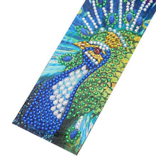 Laden Sie das Bild in den Galerie-Viewer, Lesezeichen Diamond Painting Design Pfau