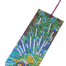 Laden Sie das Bild in den Galerie-Viewer, Lesezeichen Diamond Painting Design Pfau