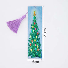 Laden Sie das Bild in den Galerie-Viewer, Lesezeichen Diamond Painting Weihnachtsbaum