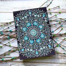 Laden Sie das Bild in den Galerie-Viewer, Notizbuch Diamond Painting Diamanten Blau