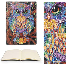 Laden Sie das Bild in den Galerie-Viewer, Notizbuch Painting Diamond Art Eule