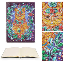 Laden Sie das Bild in den Galerie-Viewer, Notizbuch Diamond Painting Katze