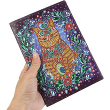 Laden Sie das Bild in den Galerie-Viewer, Notizbuch Diamond Painting Katze