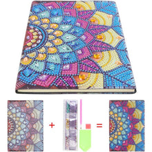 Laden Sie das Bild in den Galerie-Viewer, Notizbuch Diamond Painting Blume Mandala