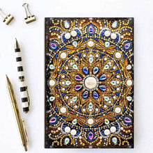 Laden Sie das Bild in den Galerie-Viewer, Notizbuch Diamond Painting Design Mandala