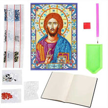 Laden Sie das Bild in den Galerie-Viewer, Notizbuch Diamond Painting Ikone Jesus