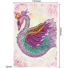 Laden Sie das Bild in den Galerie-Viewer, Notizbuch Diamond Painting Schwan
