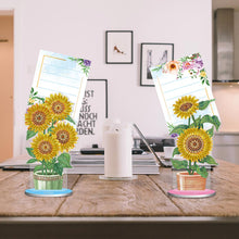 Laden Sie das Bild in den Galerie-Viewer, Notizhalter Diamond Painting Sonnenblumen 2 Stück