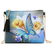 Laden Sie das Bild in den Galerie-Viewer, Tasche Diamond Painting mit Schmetterling