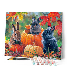 Laden Sie das Bild in den Galerie-Viewer, Malen nach Zahlen für Erwachsene | Kaninchen-Trio | Figured'Art