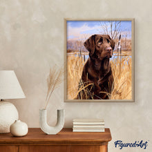 Laden Sie das Bild in den Galerie-Viewer, Malen nach Zahlen für Erwachsene | Labrador | Figured'Art