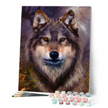 Laden Sie das Bild in den Galerie-Viewer, Malen nach Zahlen – Wolf Portrait