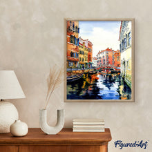 Laden Sie das Bild in den Galerie-Viewer, Malen nach Zahlen – Wasserfarben Venedig