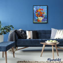 Laden Sie das Bild in den Galerie-Viewer, Malen nach Zahlen – Blumenstrauß in Orange und Lila