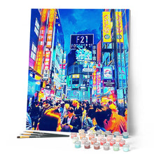 Laden Sie das Bild in den Galerie-Viewer, Malen nach Zahlen – Tokyo Shibuya