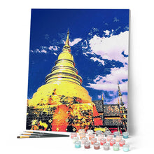 Laden Sie das Bild in den Galerie-Viewer, Malen nach Zahlen – Chiang Mai Tempel