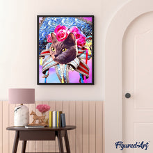 Laden Sie das Bild in den Galerie-Viewer, Malen nach Zahlen – Mardigras Katze