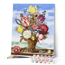 Laden Sie das Bild in den Galerie-Viewer, Malen nach Zahlen – Blumenstrauß – Ambrosius Bosschaert