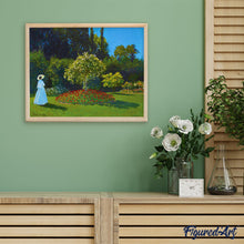 Laden Sie das Bild in den Galerie-Viewer, Malen nach Zahlen – Frau im Garten – Monet