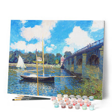 Laden Sie das Bild in den Galerie-Viewer, Malen nach Zahlen – Die Brücke von Argenteuil – Monet