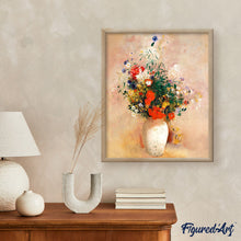 Laden Sie das Bild in den Galerie-Viewer, Malen nach Zahlen – Vase mit Blumen – Odilon Redon