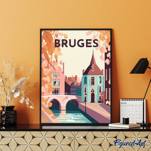 Diamond Painting – Reiseplakat Brügge