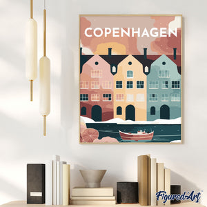 Reiseplakat Kopenhagen