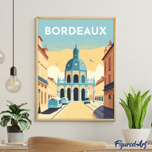 Laden Sie das Bild in den Galerie-Viewer, Reiseplakat Bordeaux