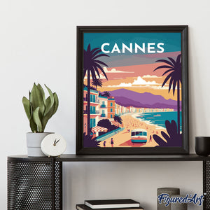 Reiseplakat Cannes