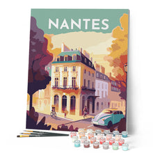 Laden Sie das Bild in den Galerie-Viewer, Reiseplakat Nantes