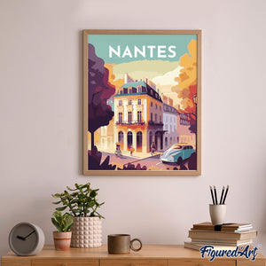 Reiseplakat Nantes