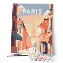 Laden Sie das Bild in den Galerie-Viewer, Reiseplakat Paris I