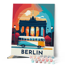 Laden Sie das Bild in den Galerie-Viewer, Reiseplakat Berlin