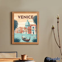 Laden Sie das Bild in den Galerie-Viewer, Reiseplakat Venedig