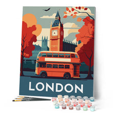 Laden Sie das Bild in den Galerie-Viewer, Reiseposter London
