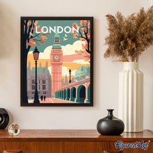 Laden Sie das Bild in den Galerie-Viewer, Reiseposter London 2