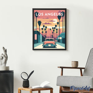 Reiseposter Los Angeles