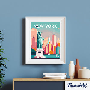 Diamond Painting – Reiseposter New York