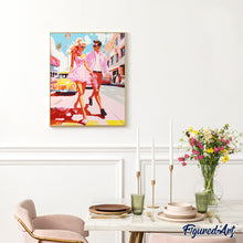 Laden Sie das Bild in den Galerie-Viewer, Rosa Straßenromantik