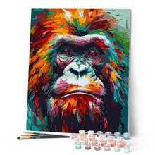 Laden Sie das Bild in den Galerie-Viewer, Orang-Utan Farbenfroh Abstrakt