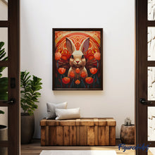 Laden Sie das Bild in den Galerie-Viewer, Kaninchen Art Deco