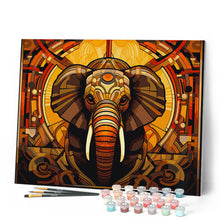 Laden Sie das Bild in den Galerie-Viewer, Elefant Art Deco