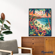 Laden Sie das Bild in den Galerie-Viewer, Reiseposter Bali